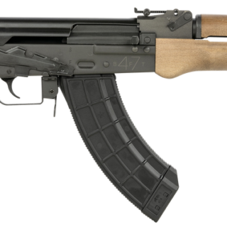 Century BFT47 7.62x39mm, 16.5" Barrel, Matte Finish, Black, Kona Wood Stock, Kona Wood Handguard, Polymer Grip, Adjustable Sights, 30rd