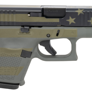 Glock 26 USA Gen5 9mm, 3.43" Barrel, Operator Flag, Interchangeable Backstraps Grip, 10rd