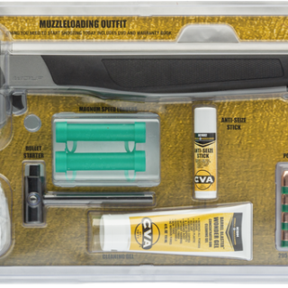 CVA Wolf V2 .50 Cal, 209 Primer, 24" Barrel, Black Stock Includes 3-9x32mm Scope & Outfit Clam Package, 1rd