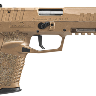 FN Five seveN MRD, 5.7x28mm, 4.8" Barrel, Matte Finish, Flat Dark Earth, Stippled Textured Grip, Optic Ready, 10rd