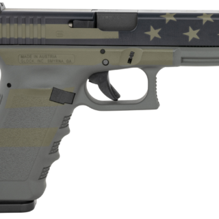 Glock G22 Gen3 AUS 40 S&W 4.49" Barrel, Overall Operator Flag Cerakote Finish, 15rd