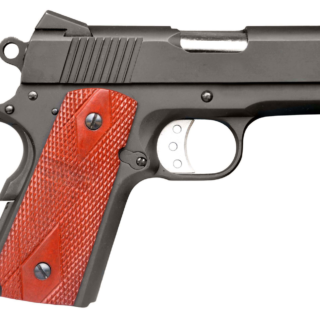Global Defense Titan 45 ACP, 3.13" Barrel, Black, Wood Grip, 7rd