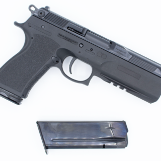 FK Brno US PSD 7.5 FK, 5.3" Barrel, Optics Ready, 3-Dot Sights, Dark Gray, 16rd