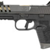 FN 509 CC Edge, 9mm, 4.2" Gold Titanium Barrel, Black Frame, Graphite Auto Indexing Compensator, Fiber Optic Front Sight, 10rd - Image 2