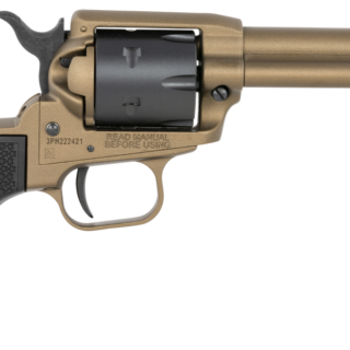 Heritage Rough Rider, 22 LR, 4.75" Barrel, Burnt Bronze, Polymer Grips, Fixed Sights, 6rd
