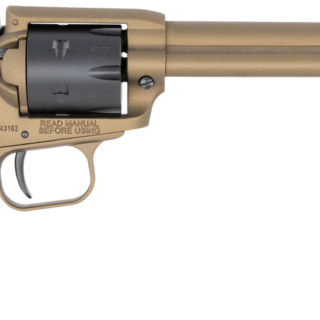 Heritage Rough Rider 22 LR, 6.50" Barrel, Burnt Bronze Cerakote, Black Polymer Grips, 6rd