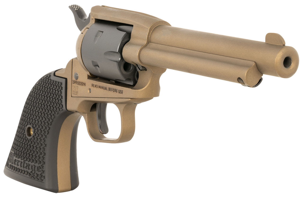 Heritage Rough Rider 22 LR, 4.75", Barrel, Burnt Bronze, Black Polymer Grips, 6rd - Image 3