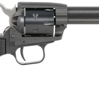 Heritage Rough Rider 22 LR/22 WMR 4.75" Barrel, Black, Polymer Grips, 6rd