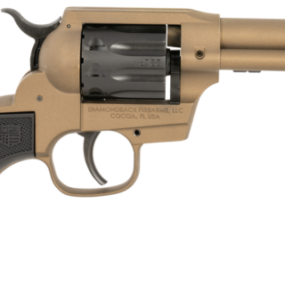 Diamondback Sidekick 22 LR/22 WMR, 4.50" Burnt Bronze Barrel, Black, 9rd