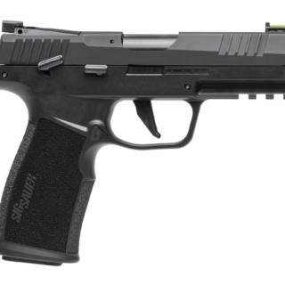 Sig P322, SAO 22 LR, 4 Barrel", Anodized Finish, Black, Adjustable Fiber Optic Sights, Optic Ready, 10rd