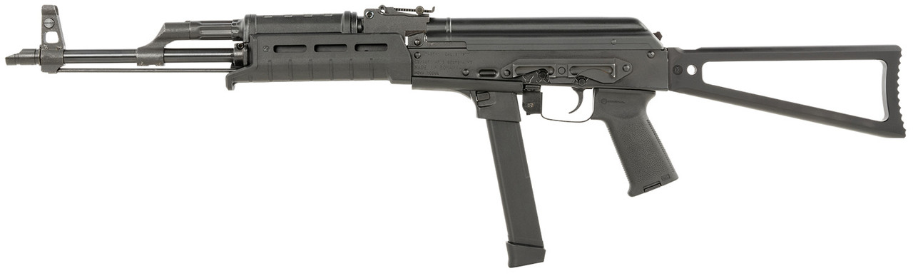 Century WASR 9mm,17.5" Barrel, Black, Magpul MOE Handguard, 33rd - Image 2