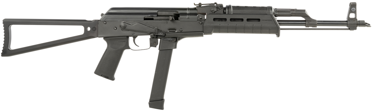 Century WASR 9mm,17.5" Barrel, Black, Magpul MOE Handguard, 33rd