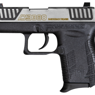 Diamondback G4 380 ACP, 2" Barrel, Stainless Steel Slide, 6rd
