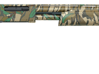 Mossberg 500 Turkey 410 Ga, 3", 24" Barrel, Greenleaf Camo, Fiber Optic Sight, 5rd