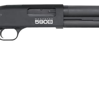 Mossberg 590S 12 Ga, 3", 18.5" Barrel, Matte Blued, Bead Sight, Synthetic Stock, 9rd