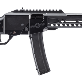 POF Tombstone 9mm, 16.5" Barrel, Muzzle Brake, Ghost Ring, Magpul SGA Stock, 10rd