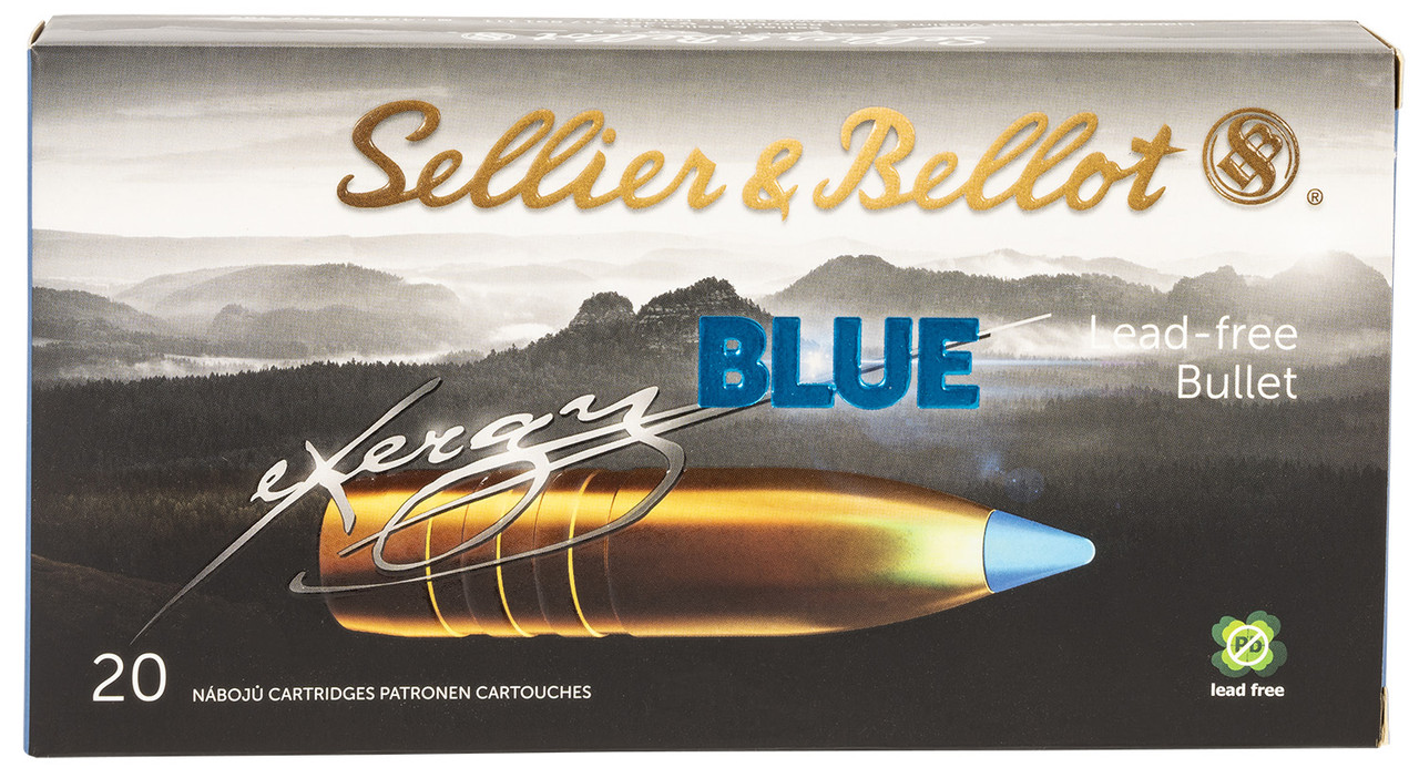 Sellier & Bellot eXergy 30-06 Springfield, 180gr, TAC-EX-Blue, 20Bx/12Cs - Image 2