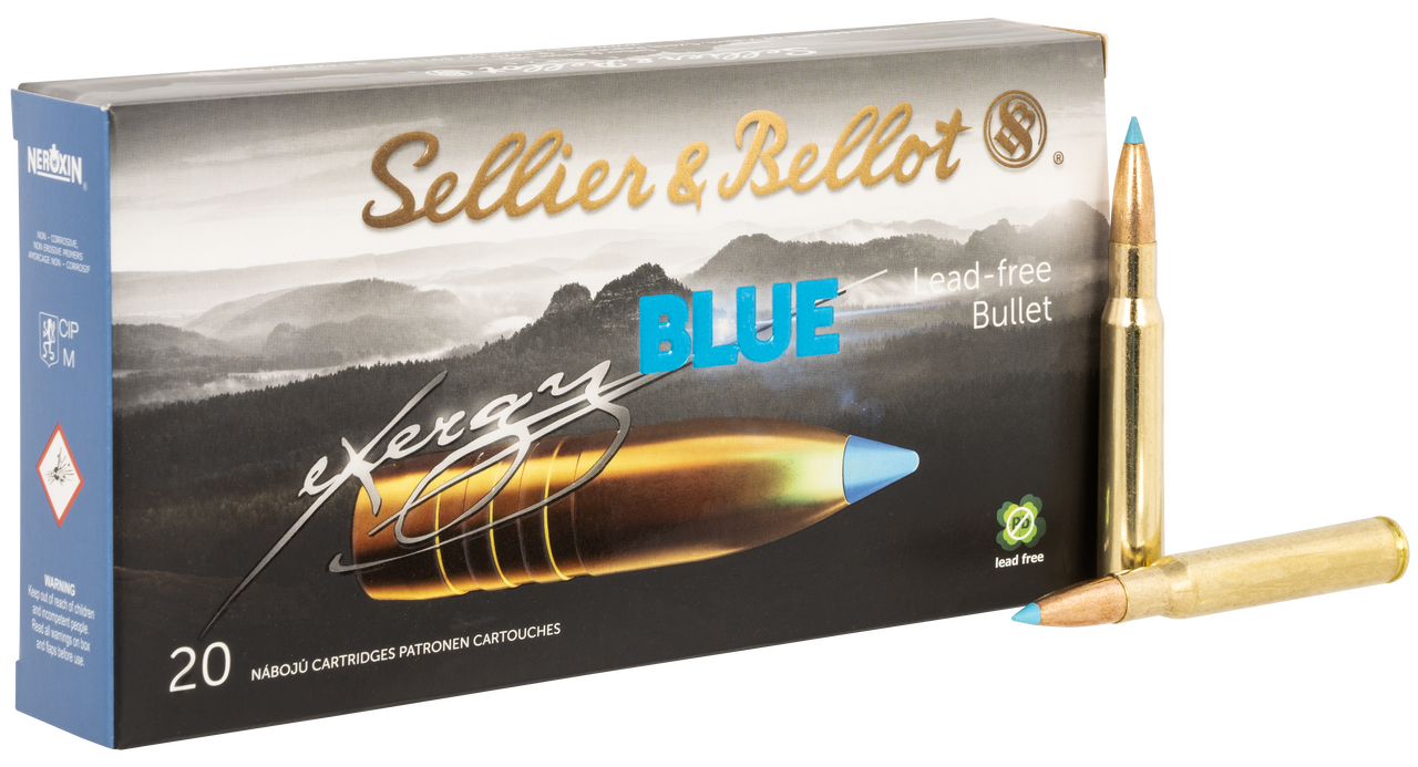 Sellier & Bellot eXergy 30-06 Springfield, 180gr, TAC-EX-Blue, 20Bx/12Cs