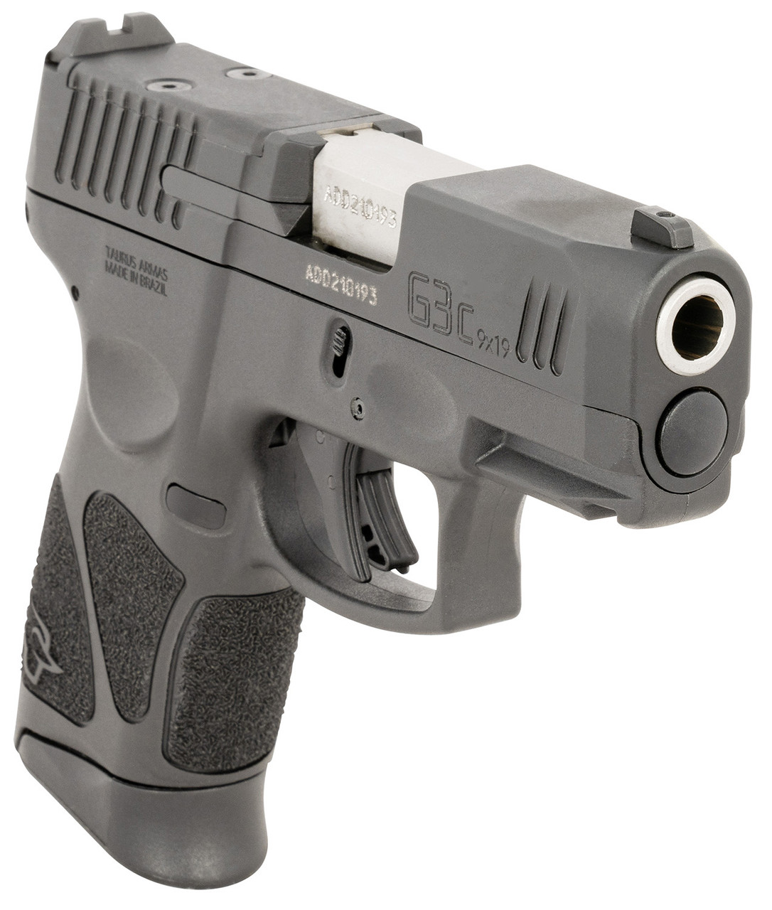 Taurus G3C 9mm, 3.20" Stainless Steel Barrel, Black, Optic Cut Slide, Picatinny Rail, 10rd - Image 3