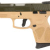 Taurus G2C Compact 9mm, 3.26" Barrel, Moss Green/Tan Matte Finish, 12rd - Image 2