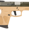 Taurus G2C Compact 9mm, 3.26" Barrel, Moss Green/Tan Matte Finish, 12rd