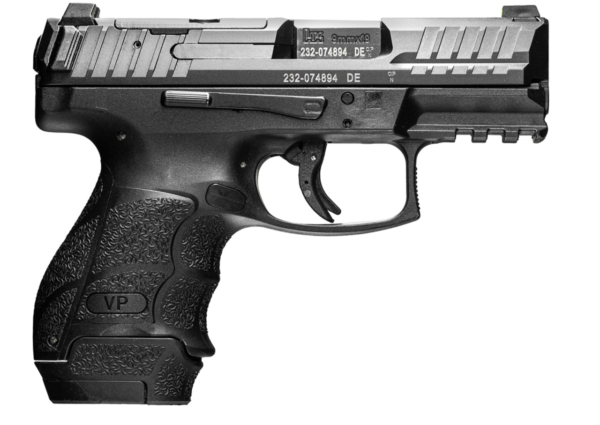 HK VP9SK-B, Sub-Compact, 9mm, 3.39" Barrel, Black, 3 Dot Sights, Optics Ready, 15rd - Image 2