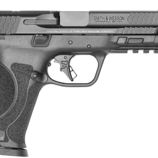 Smith & Wesson M&P9 M2.0 9mm, 4.6" TB, Black, OR/Optic Height Sights, Flat Face Trigger, 17rd