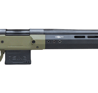 Howa 1500 Hera 6.5 Creedmoor, 24" Heavy Threaded Barrel, OD Green H7 Chassis, 5rd