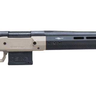Howa M1500 Hera 6.5 Creedmoor, 24" Threaded Barrel, Tan/Black Hera H7 Chassis Stock, 5rd