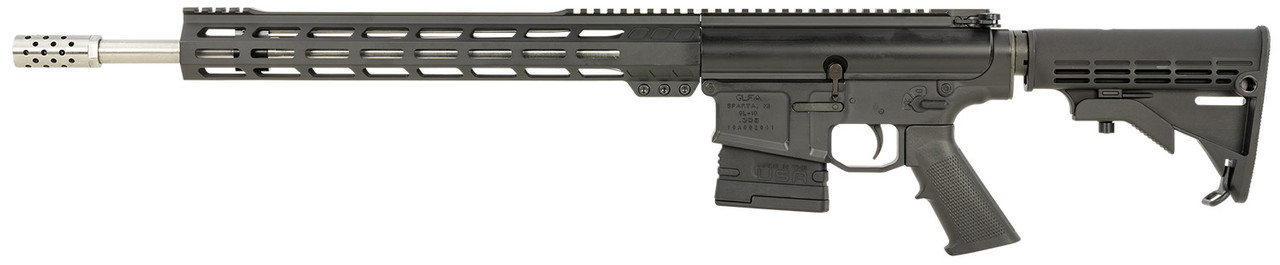 Great Lakes Firearms AR-10 308 Win, 18" Stainless, Black, 20rd - Image 2