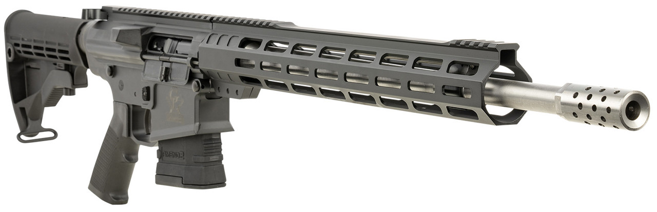 Great Lakes Firearms AR-10 308 Win, 18" Stainless, Black, 20rd - Image 3