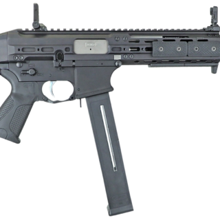 LWRC SMG 45 ACP, 8.5" Barrel, Black, QD Mount End Plate, 25rd