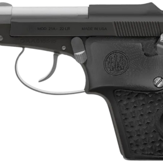 Beretta Bobcat 21A "Silver-Black Gorilla" 22 LR, 2.9" Barrel, 7rd