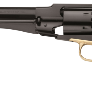 Pietta 1858 Remington Army, 8" Barrel, Black, Walnut Grip, 6rd