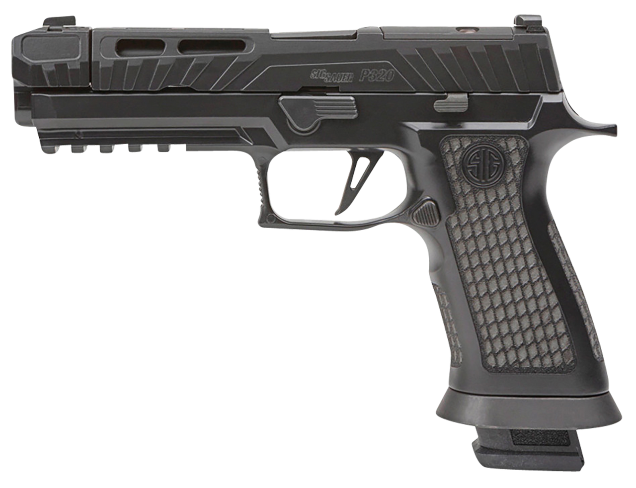 Sig P320 Spectre 9mm, 4.6" Barrel, Night Sights, Optics Ready, Compensator, 21rd