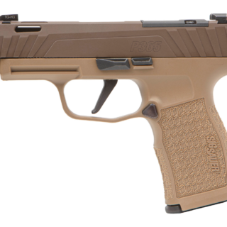 Sig P365XL Spectre Comp 9mm, 3.1" Compensated Barrel, Optics Ready, Coyote, 12rd