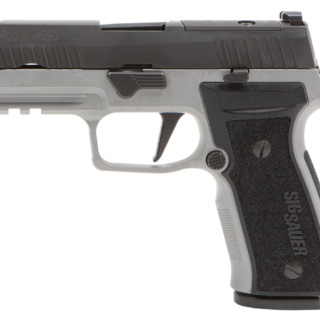 Sig Sauer P320 Axg Carry 9mm, 4.7" Barrel, Optic Ready, Two Tone, Night Sights, 17rd