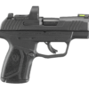 Ruger MAX-9 9mm, 3.2" Barrel, Black, Includes Ruger ReadyDot Micro Reflex Sight, 12rd