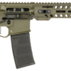 Patriot Ordnance Factory Renegade, 5.56 NATO, 16.50" Barrel, Olive Drab Green, 3-Port Muzzle Brake, 14.50",  Black MFT Minimalist Stoc, 30Rd