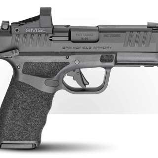 Springfield Hellcat Pro OSP Shield SMSC 9mm, 3.70" Barrel, Optic Ready-Serrated-Shield SMSC Slide, Rail, 15rd