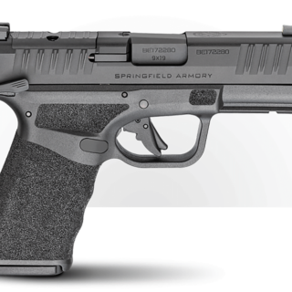 Springfield Hellcat Pro OSP 9mm, 3.70" Barrel, Optic Ready-Serrated Slide, Accessory Rail, Black Adaptive Texture Grips, 10rd