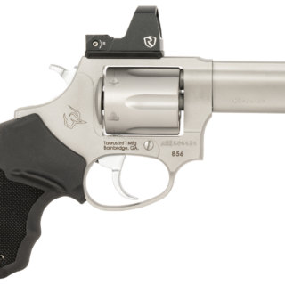 Taurus 856 T.O.R.O. 38 Special, 3" Barrel, Stainless, Optic Ready Frame, Rubber Grip, Riton Red Dot, 6rd