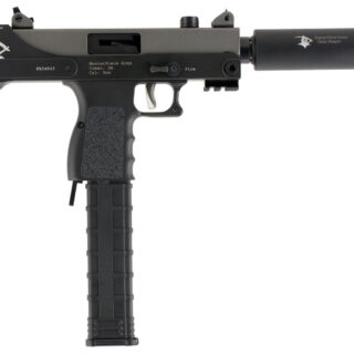 MasterPiece Arms Defender, Top Cocking Pistol, 9mm, 5.50" Barrel, Black, 30rd