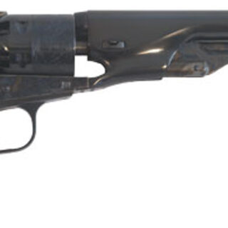 Cimarron 1861 Navy, Cut For Stock, .36 Cal, 7.5" Barrel, Case Hardened, 6rd