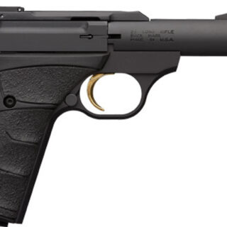 Browning Buck Mark Micro Bull, 22 LR, 4.4" Barrel, Matte Finish, Black, UFX Grips, Blade Front/Adjustable Rear Sight, 10rd