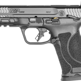 Smith & Wesson M&P 2.0 OR 10mm, 4" Barrel, 3-Dot Sights, Manual Safety, Black, 15rd