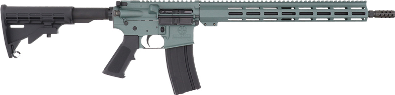 GLFA Gl-15 RIA 223 Wylde, 16" Barrel, ORC Charcoal Green, Nitride 30rd