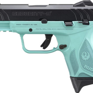 Ruger Security-9 TALO Edition 9mm, 3.42" Barrel, Adjustable Sights, Turqoise, 10rd