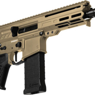 CMMG Dissent 5.7x28mm, 6.5" Barrel, Coyote Tan Cerakote, OEM Grip, Picatinny Buffer Adapter, 32rd