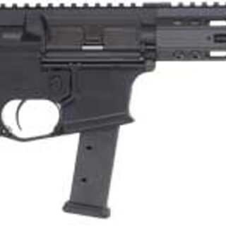 Christensen Arms CA9mm, 9mm, 10.5" Carbon Fiber Barrel, Black, 9.25" M-Lok Handguard, No Brace, 21rd